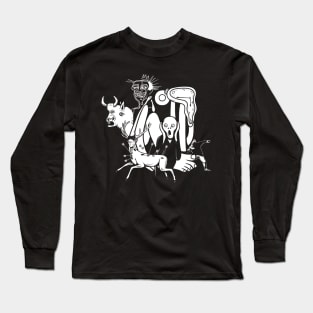 Don't touch this is art Long Sleeve T-Shirt